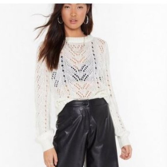 Nasty Gal Open Back Knit - Size Small - Picture 6 of 6